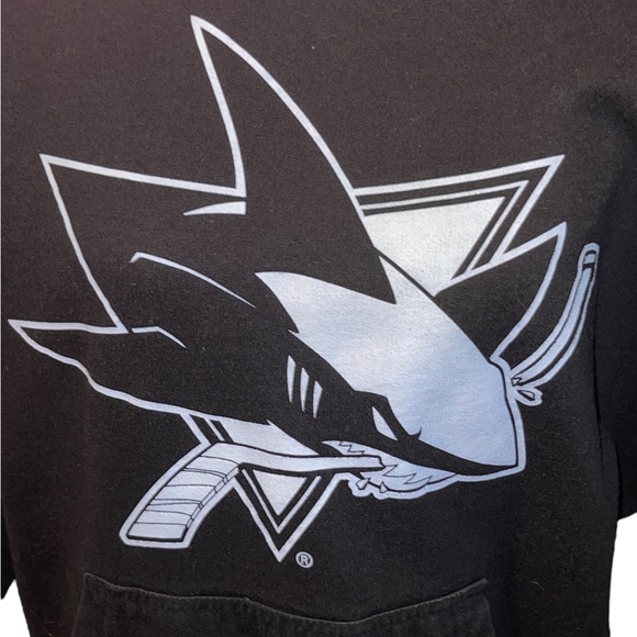 Men’s San Jose Sharks pull over sweater hoodie - Picture 3 of 9